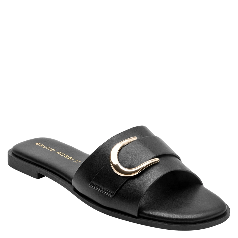 SANDALIA CASUAL MUJER BRUNO ROSSI - BRM0485 | NEGRO - 2