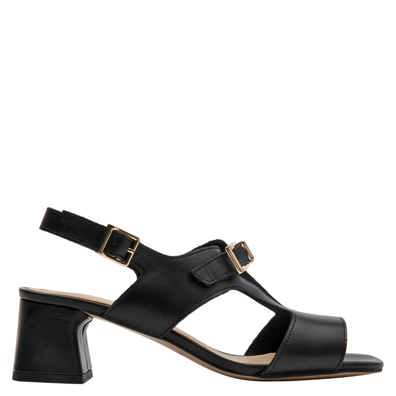 SANDALIA CASUAL MUJER POLLINI - POM0315 | NEGRO - 1