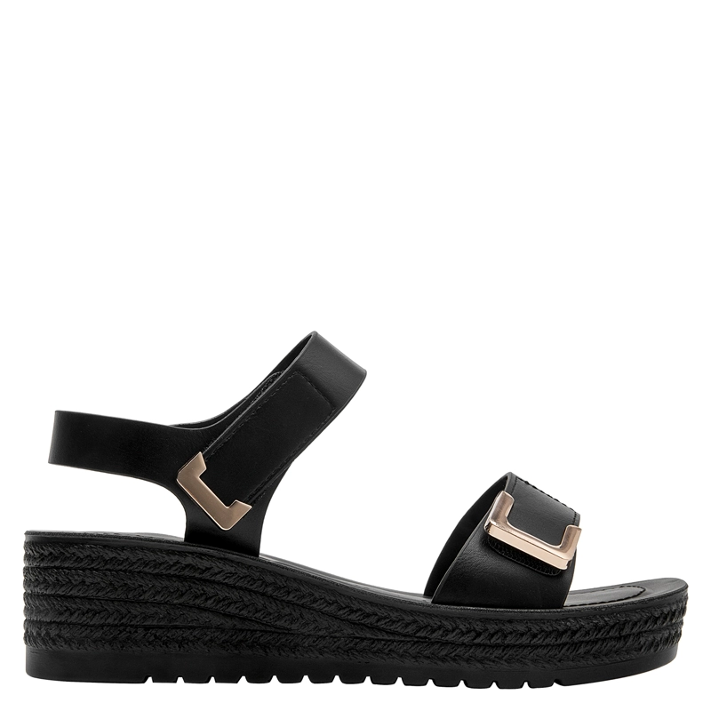SANDALIA CASUAL MUJER BRUNO ROSSI - BRM0489 | NEGRO 37
