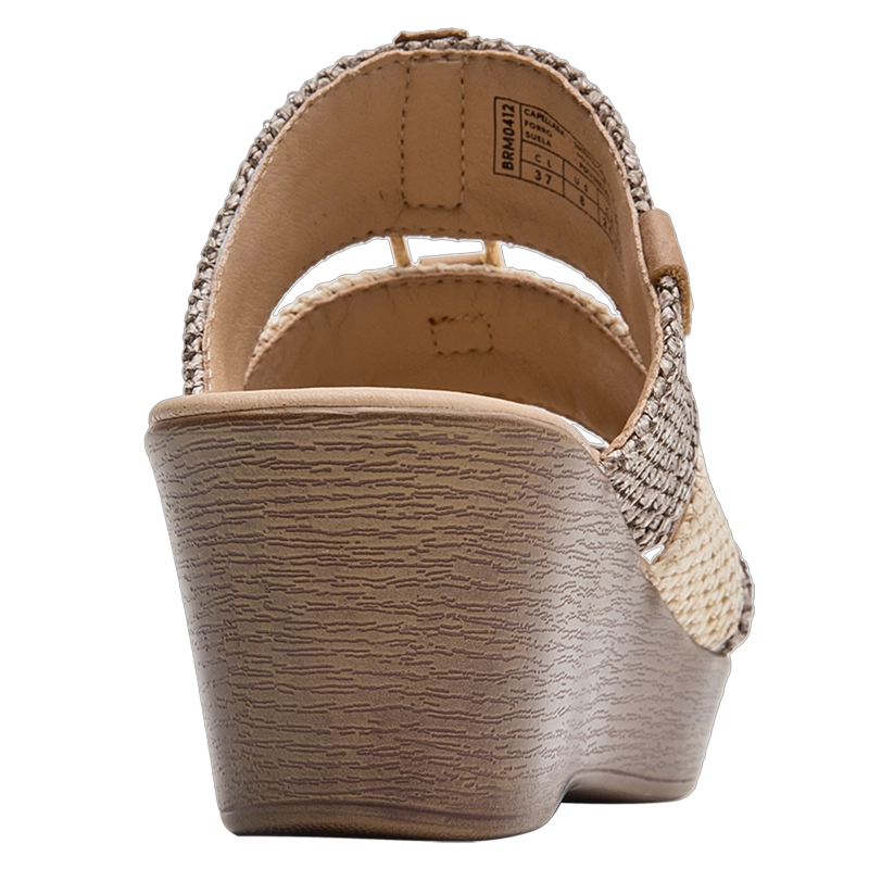 SANDALIA CASUAL MUJER BRUNO ROSSI - BRM0412 | MARRON - 3
