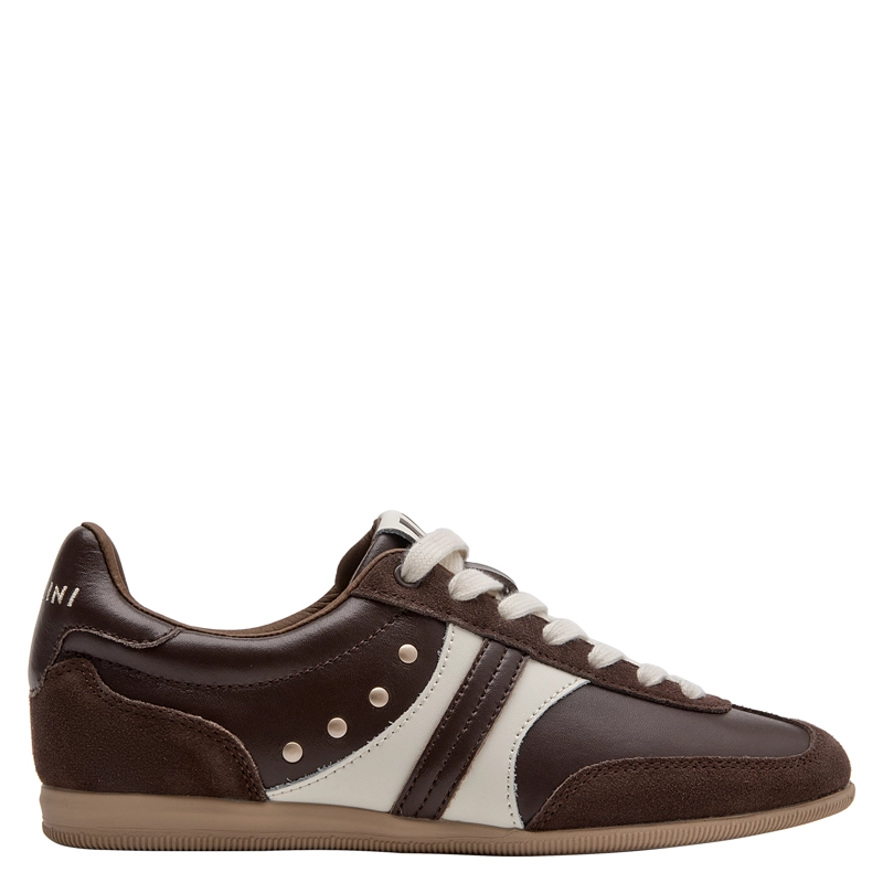 ZAPATILLA CASUAL MUJER POLLINI - POM0366 | MARRON OSCURO - 1