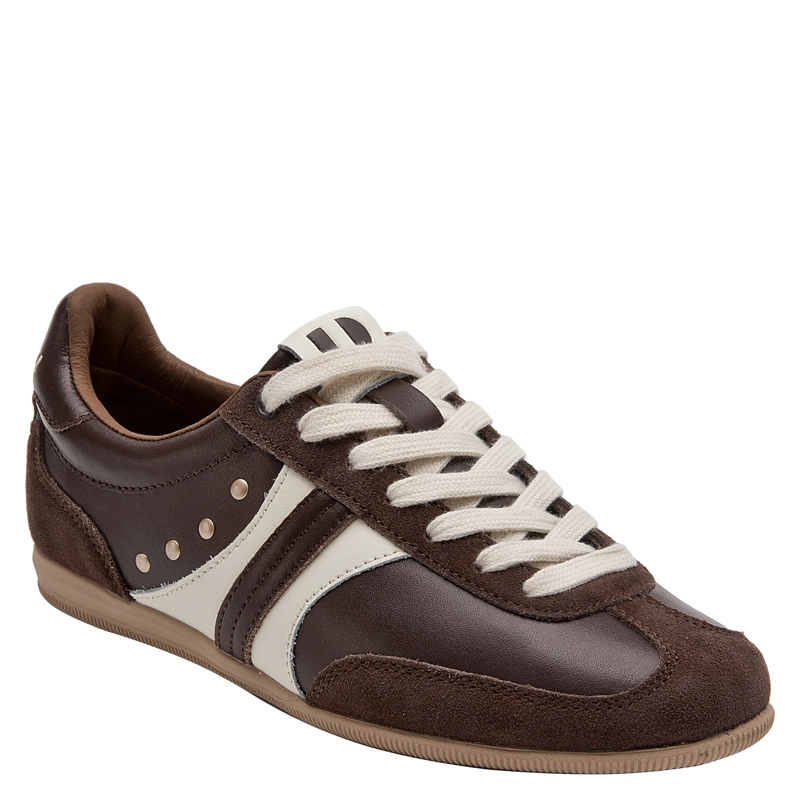 ZAPATILLA CASUAL MUJER POLLINI - POM0366 | MARRON OSCURO - 2