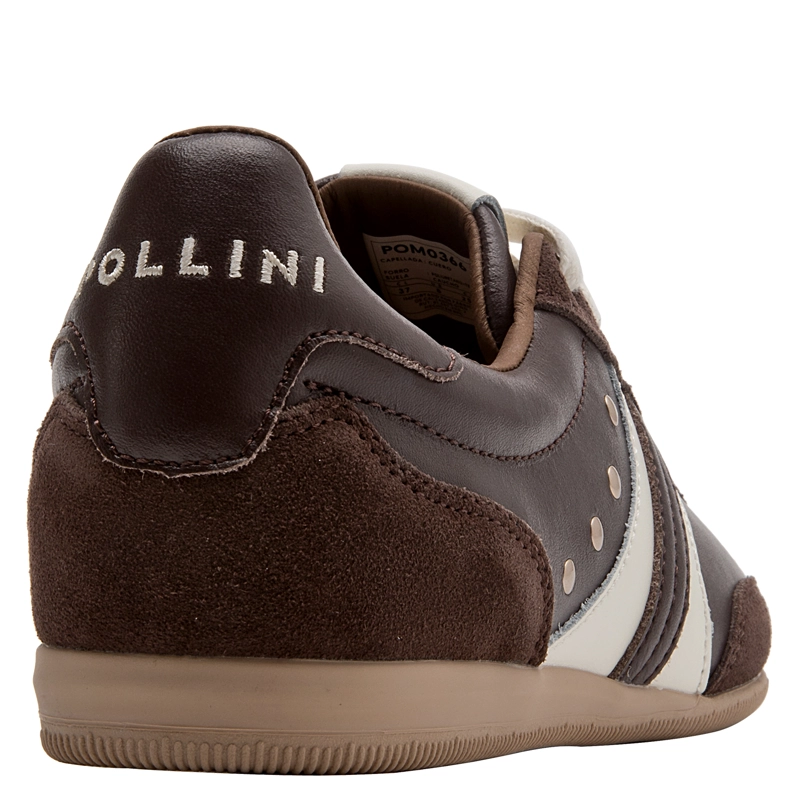 ZAPATILLA CASUAL MUJER POLLINI - POM0366 | MARRON OSCURO - 3
