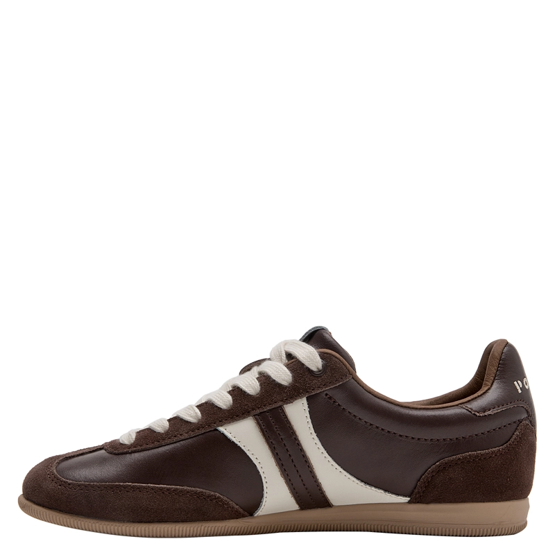 ZAPATILLA CASUAL MUJER POLLINI - POM0366 | MARRON OSCURO - 4