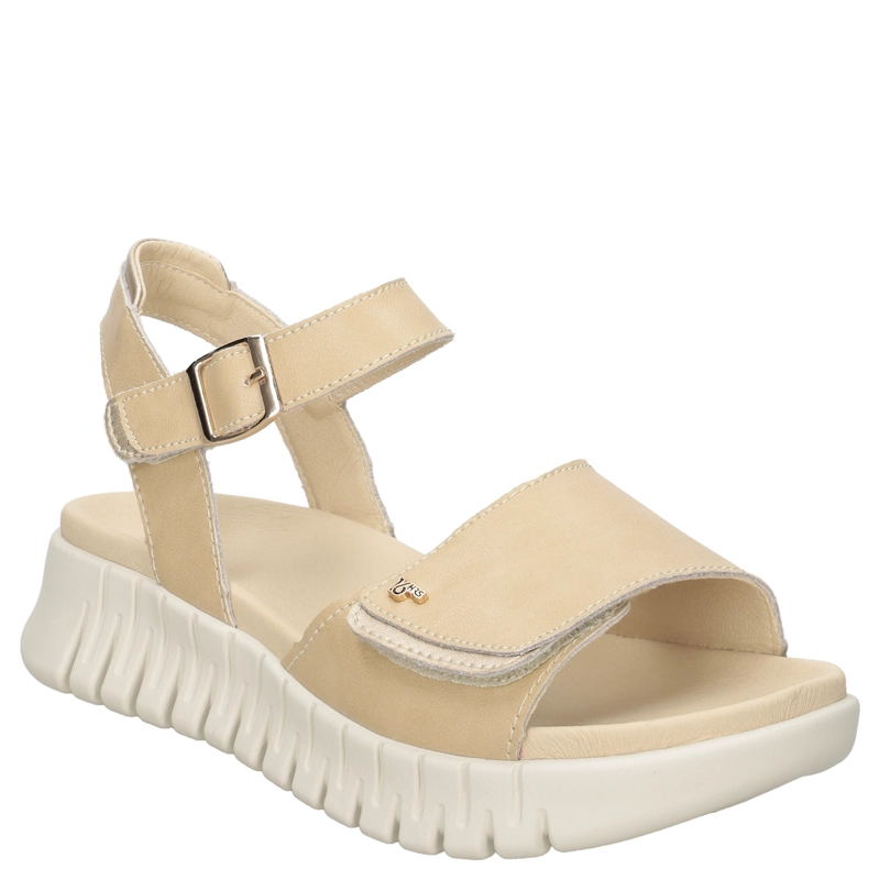 SANDALIA CASUAL MUJER 16 HRS - 16M0522 | BEIGE - 2