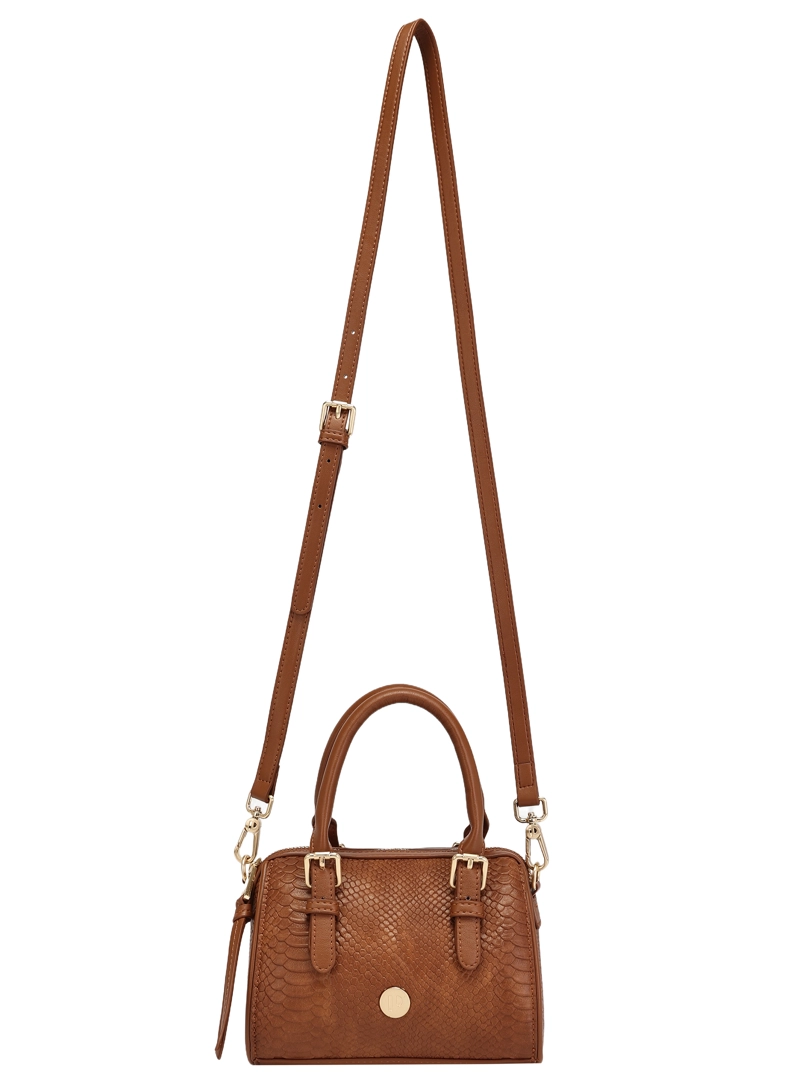 MINI CARTERA BANDOLERA DISEÑO TEXTURA PITON POLLINI - POM066X - 4