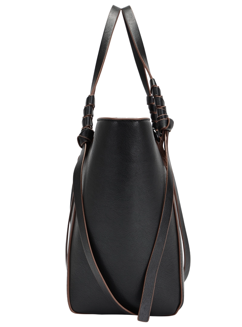 CARTERA BANDOLERA CANTOS EN CONTRASTE Y AMARRAS POLLINI - POM068X - 5