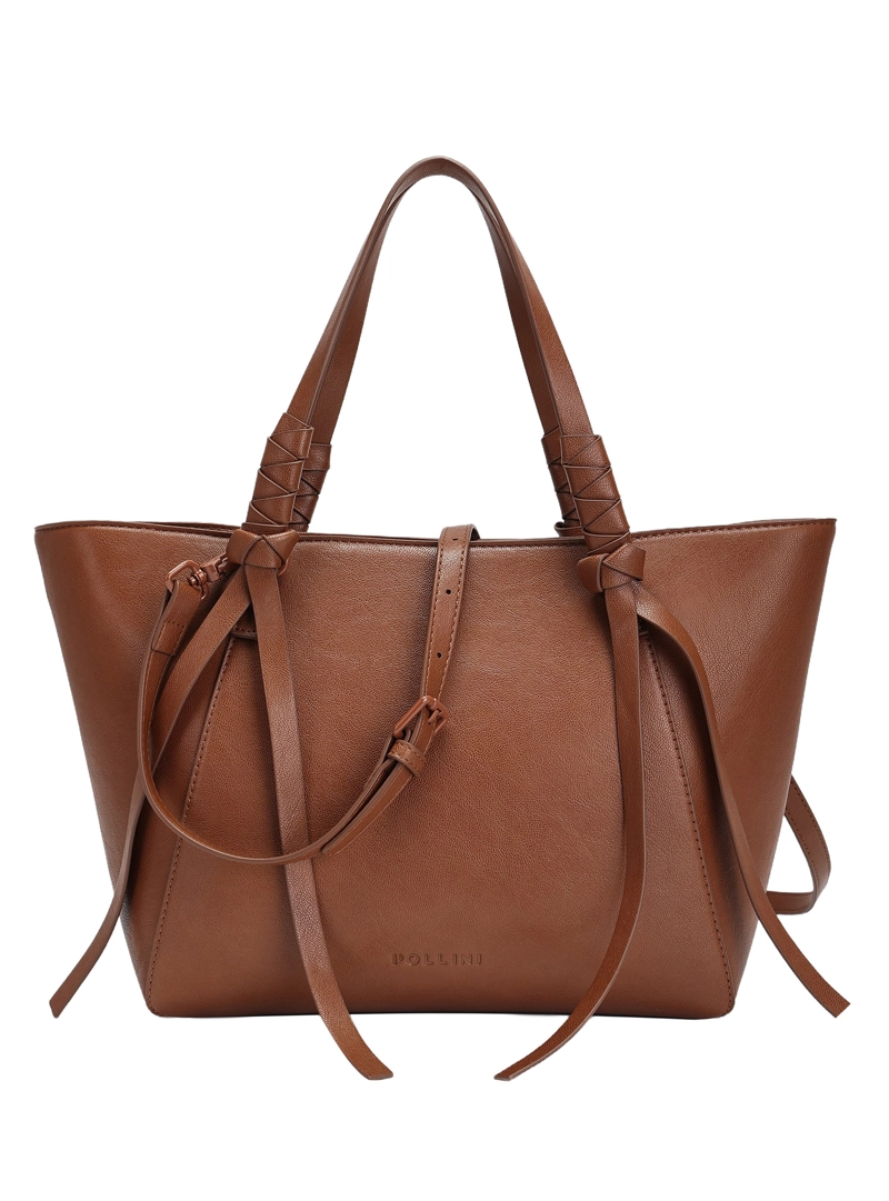 CARTERA BANDOLERA CANTOS EN CONTRASTE Y AMARRAS POLLINI - POM068X - 3