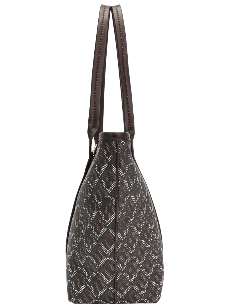 CARTERA TOTE ESTAMPADO GEOME TRICO POLLINI - POM072X - 5