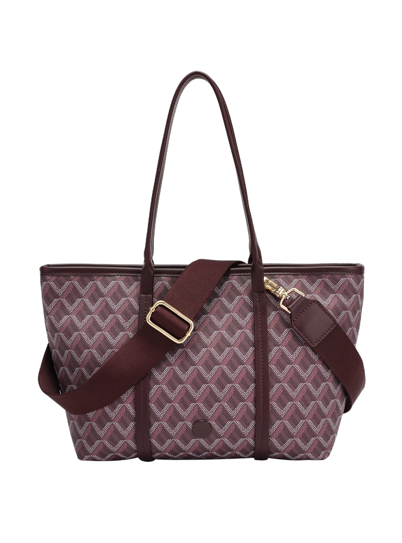 CARTERA TOTE ESTAMPADO GEOME TRICO POLLINI - POM072X - 3