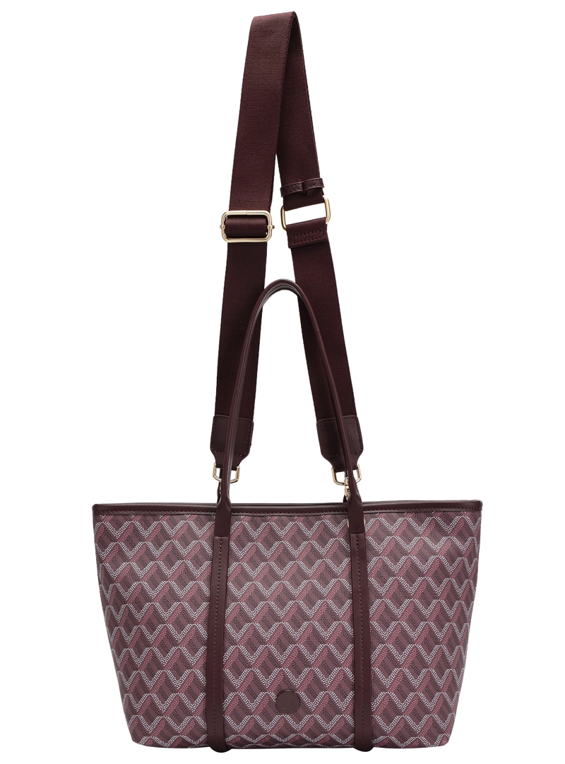CARTERA TOTE ESTAMPADO GEOME TRICO POLLINI - POM072X - 4