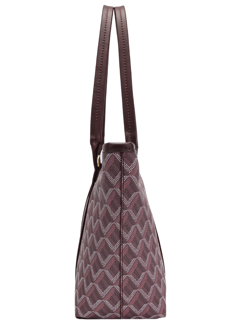 CARTERA TOTE ESTAMPADO GEOME TRICO POLLINI - POM072X - 5