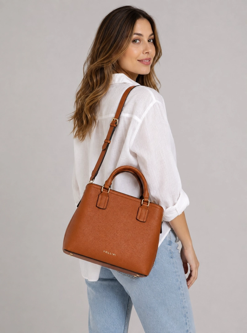 CARTERA BANDOLERA TIPO SATCHEL POLLINI - POM074X - 1