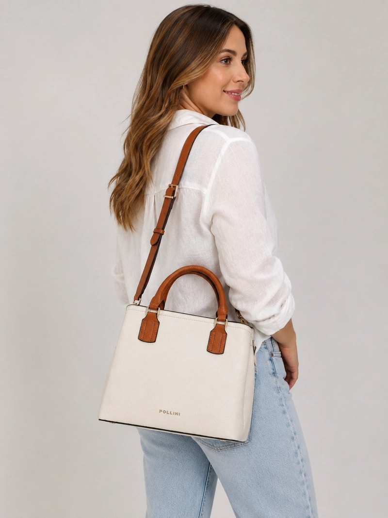 CARTERA BANDOLERA TIPO SATCHEL POLLINI - POM074X - 1