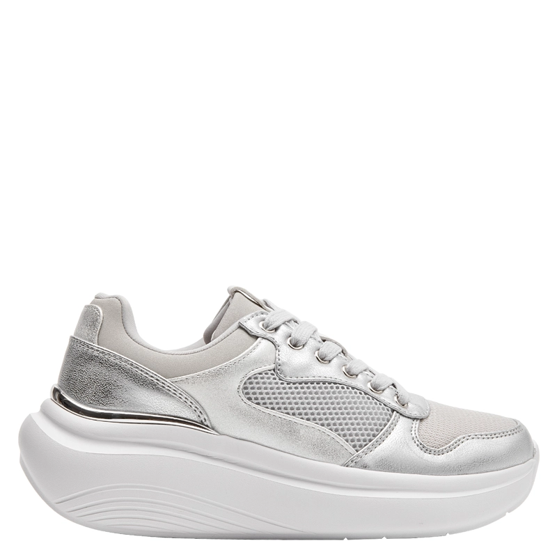 ZAPATILLA CASUAL MUJER 16 HRS - 16M0487 | PLATEADO - 1