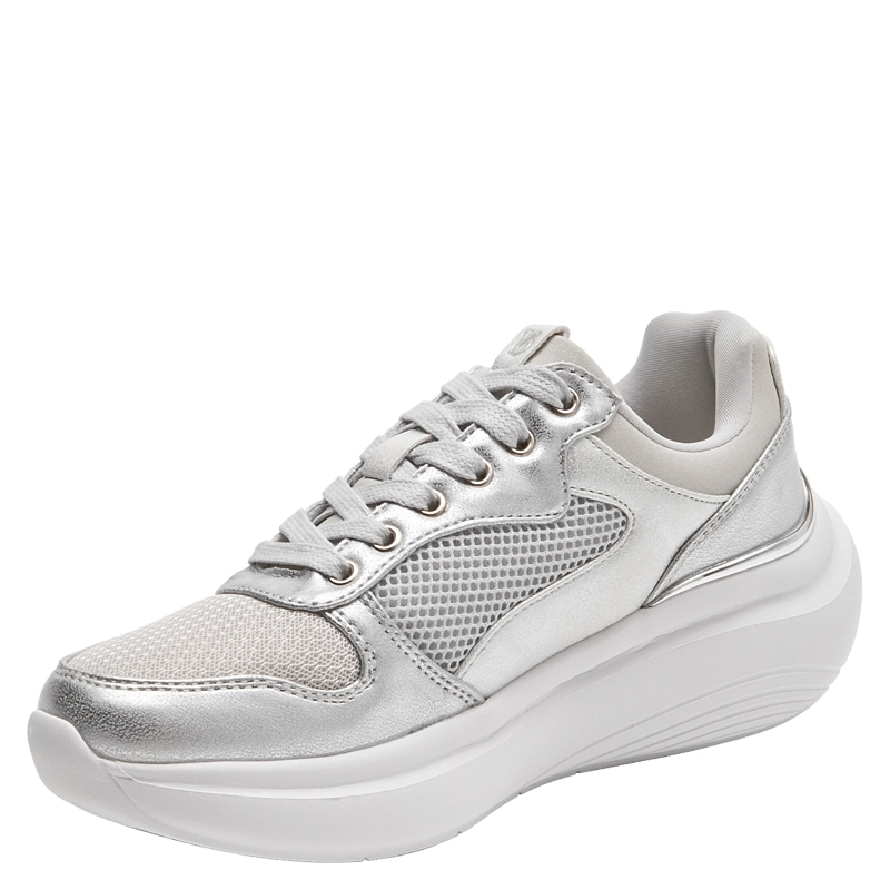 ZAPATILLA CASUAL MUJER 16 HRS - 16M0487 | PLATEADO - 4