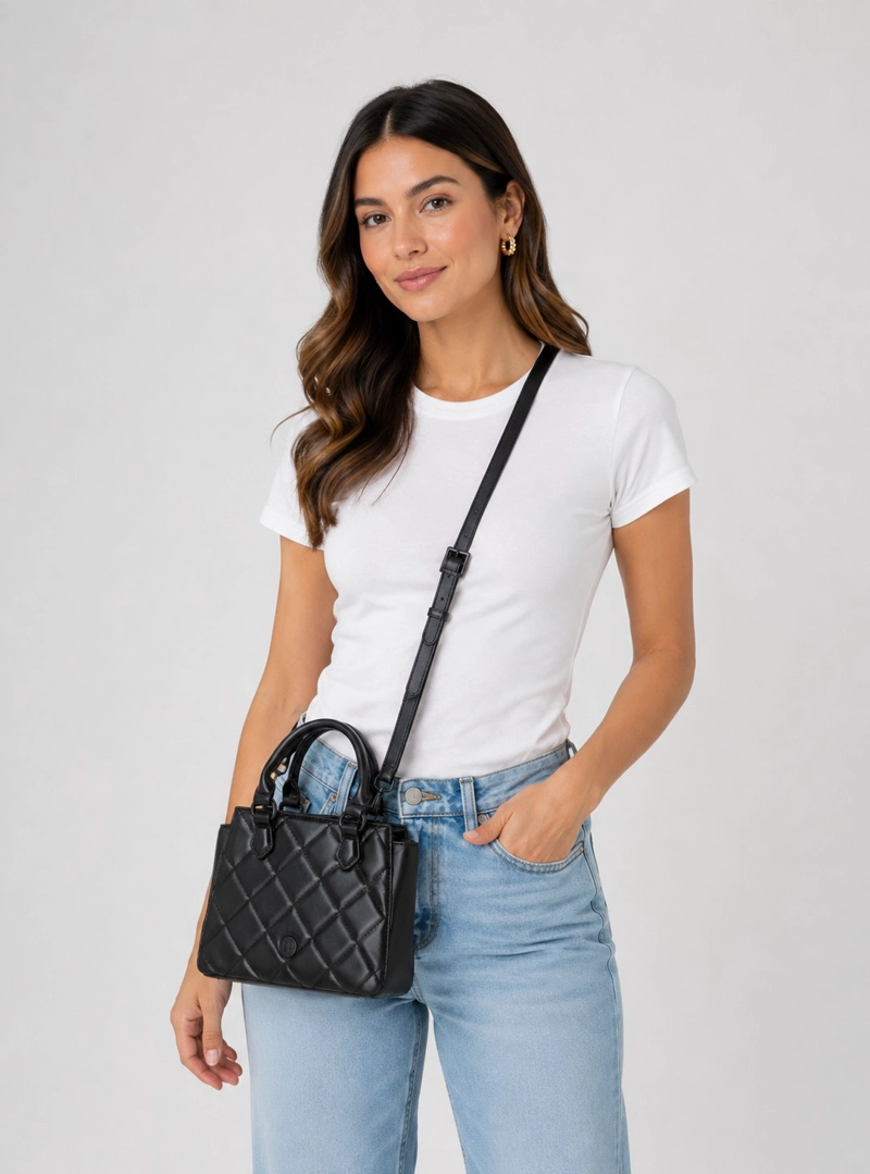 CARTERA BANDOLERA TIPO QUILT POLLINI - POM081X - 1