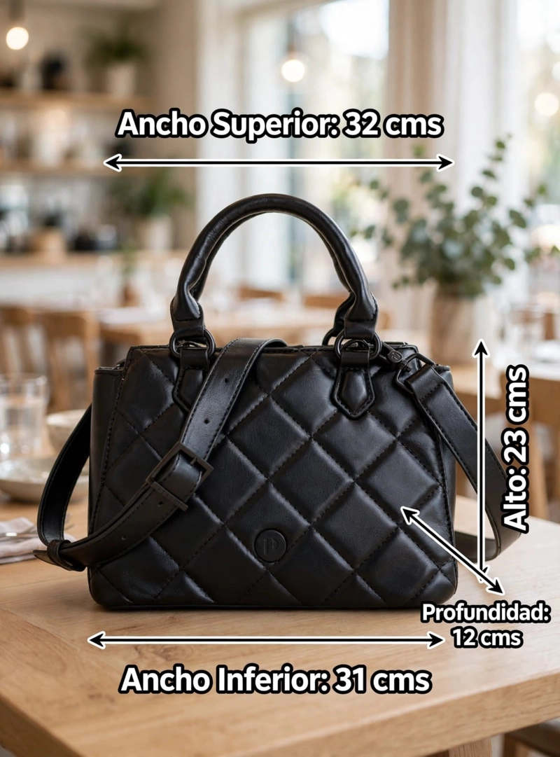 CARTERA BANDOLERA TIPO QUILT POLLINI - POM081X - 2