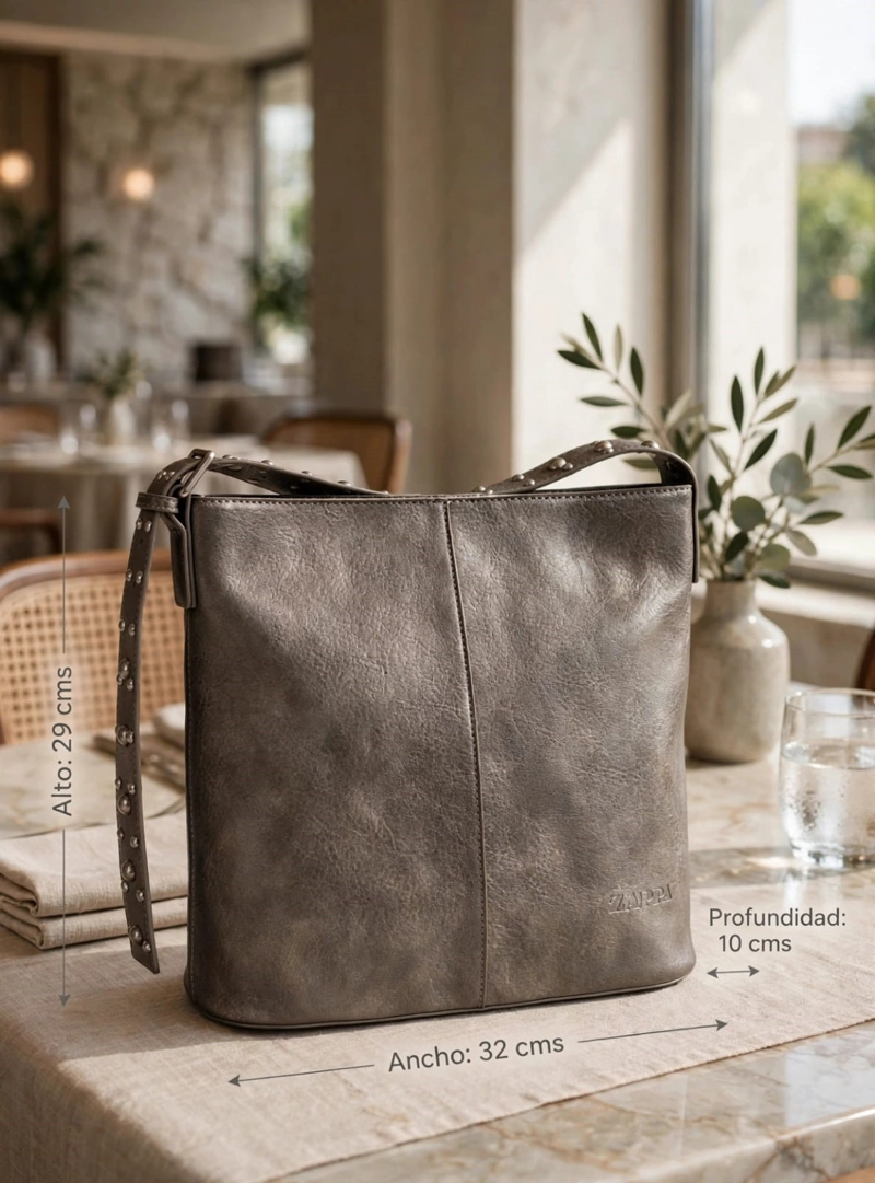 CARTERA TOTE DETALLE ESFERAS ZAPPA - ZAM066X - 2