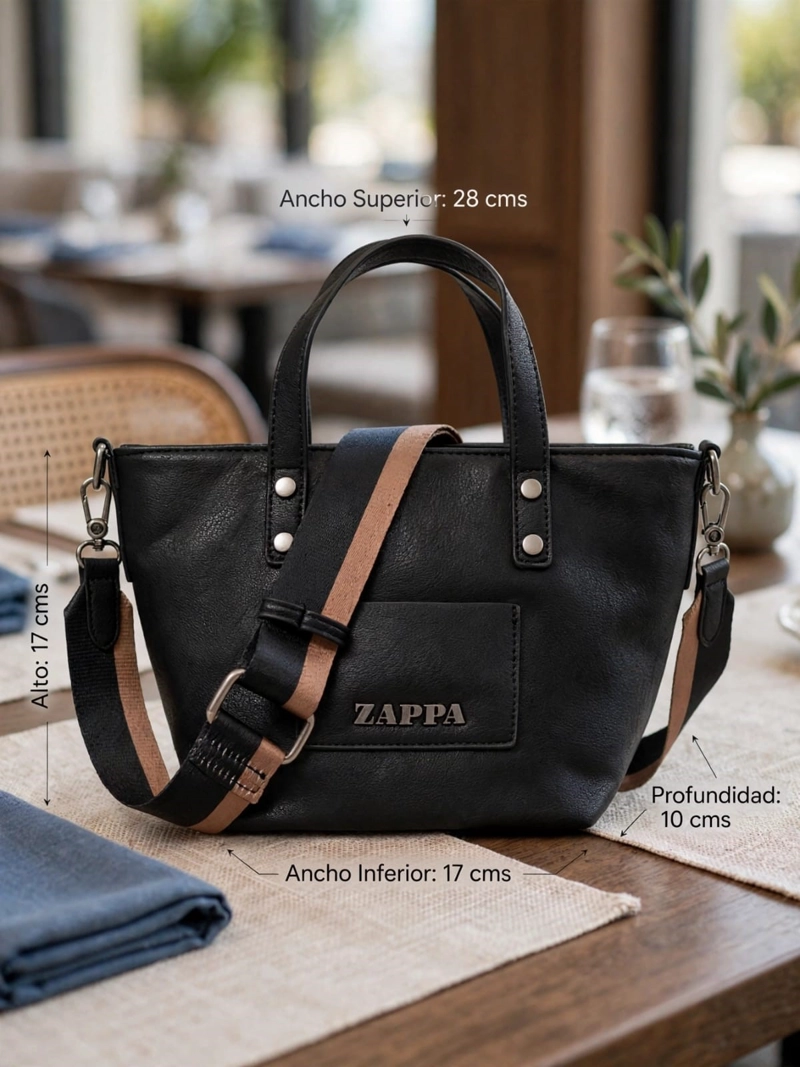 CARTERA BANDOLERA DETALLE TACHAS ZAPPA - ZAM072X - 2