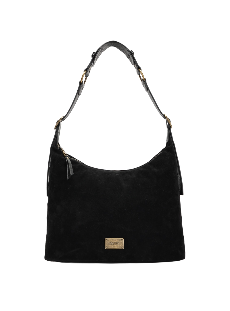 CARTERA BANDOLERA EFECTO GAMUZA Y DETALLE EN PU ZAPPA - ZAM074X - 1