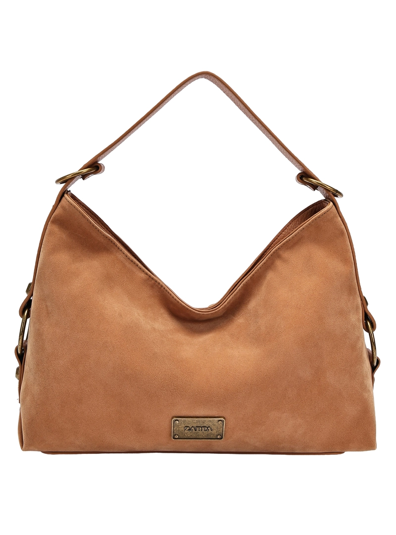 CARTERA TOTE EFECTO GAMUZA Y DETALLE ARGOLLAS ZAPPA - ZAM073X | MARRON CLARO - 5