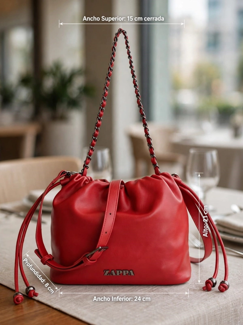 CARTERA BANDOLERA BUCKET ZAPPA - ZAM075X - 2