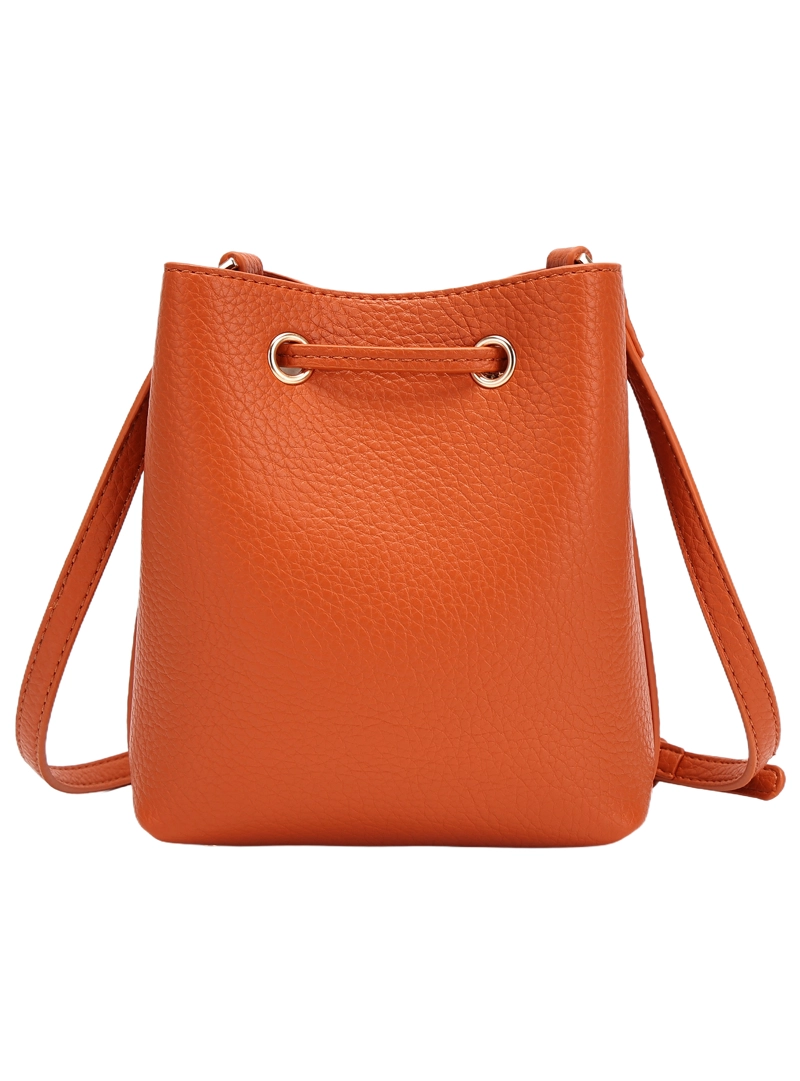MINI CARTERA BANDOLERA BUCKET POLLINI - POM082X | PLATEADO - 9