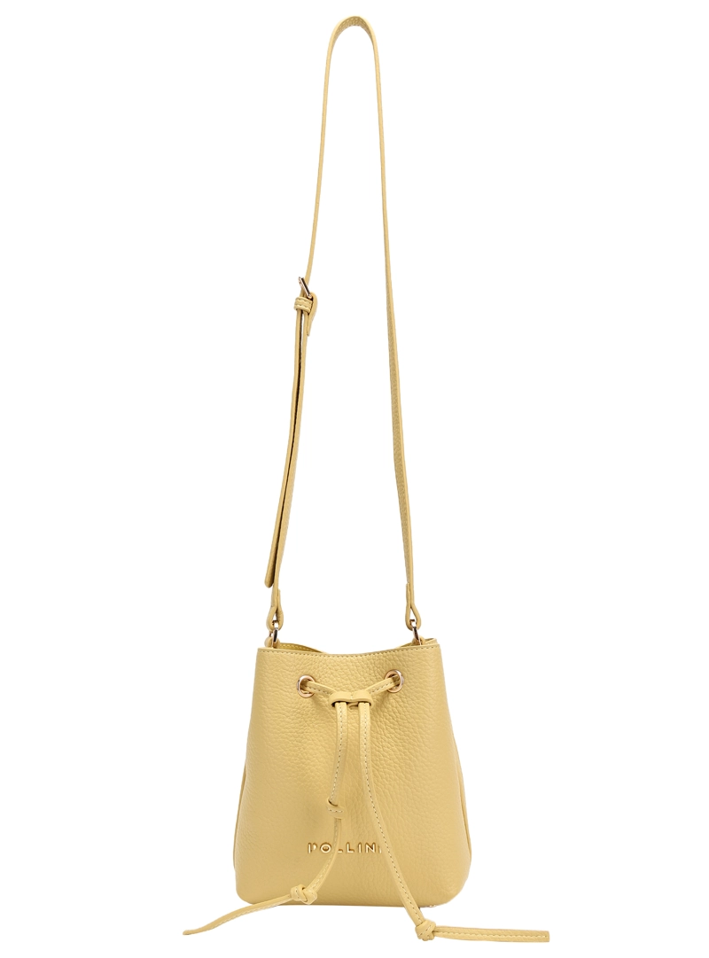 MINI CARTERA BANDOLERA BUCKET POLLINI - POM082X | AMARILLO - 3