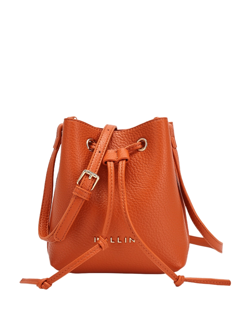 MINI CARTERA BANDOLERA BUCKET POLLINI - POM082X | NARANJA - 6