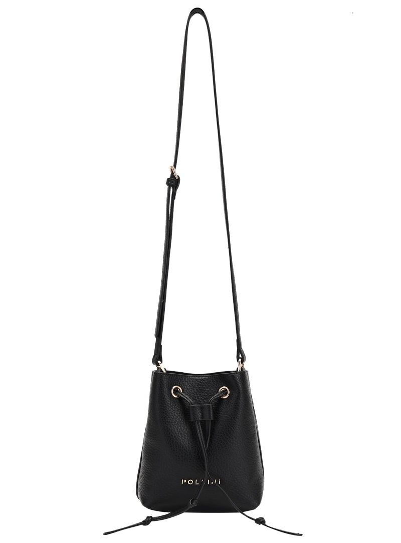MINI CARTERA BANDOLERA BUCKET POLLINI - POM082X | NEGRO - 3