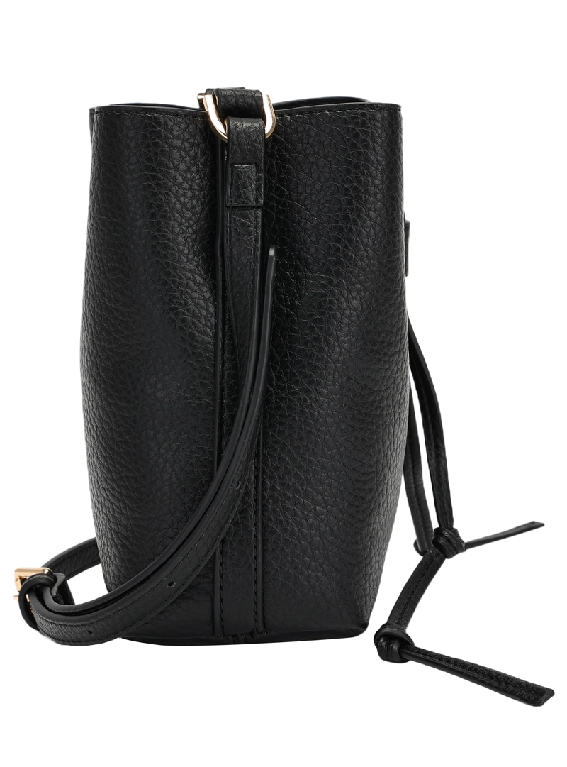 MINI CARTERA BANDOLERA BUCKET POLLINI - POM082X | NEGRO - 4
