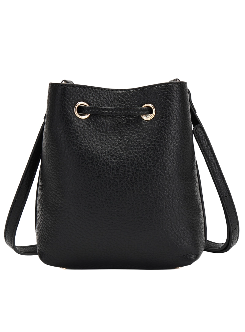 MINI CARTERA BANDOLERA BUCKET POLLINI - POM082X | NEGRO - 5