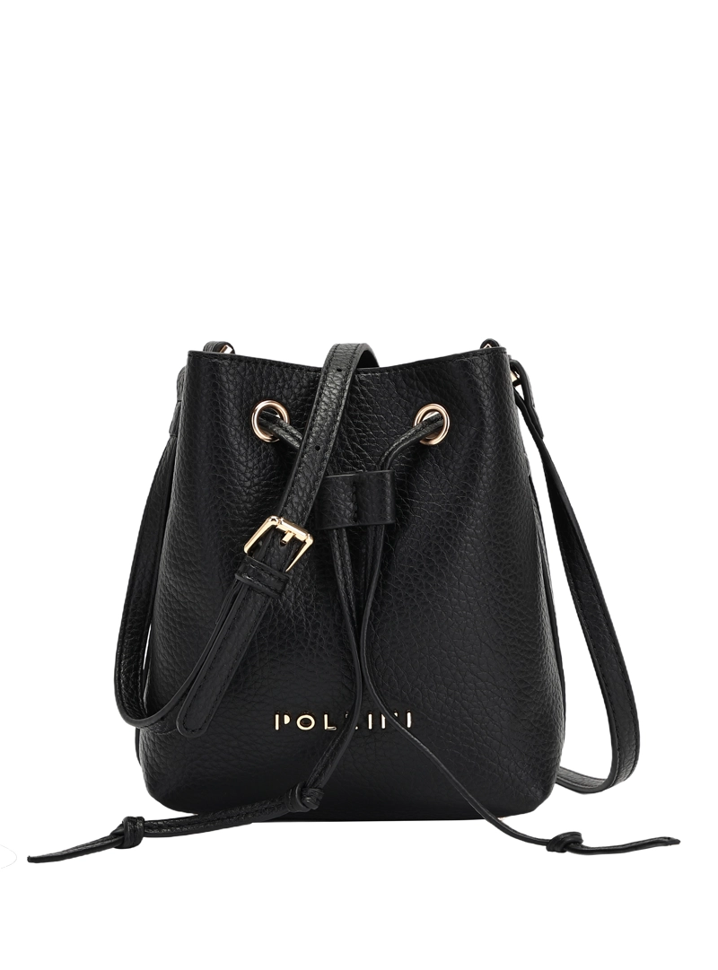MINI CARTERA BANDOLERA BUCKET POLLINI - POM082X | NEGRO - 6
