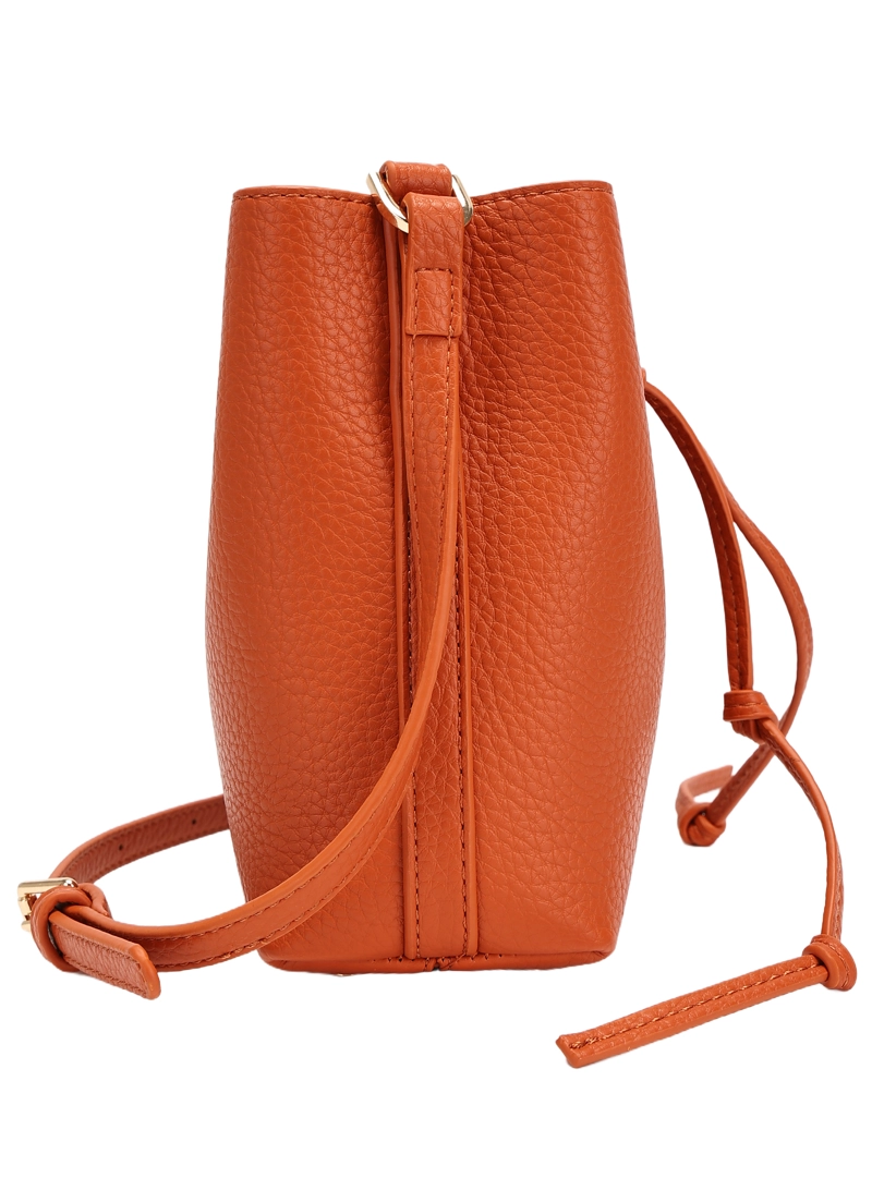MINI CARTERA BANDOLERA BUCKET POLLINI - POM082X | NEGRO - 8