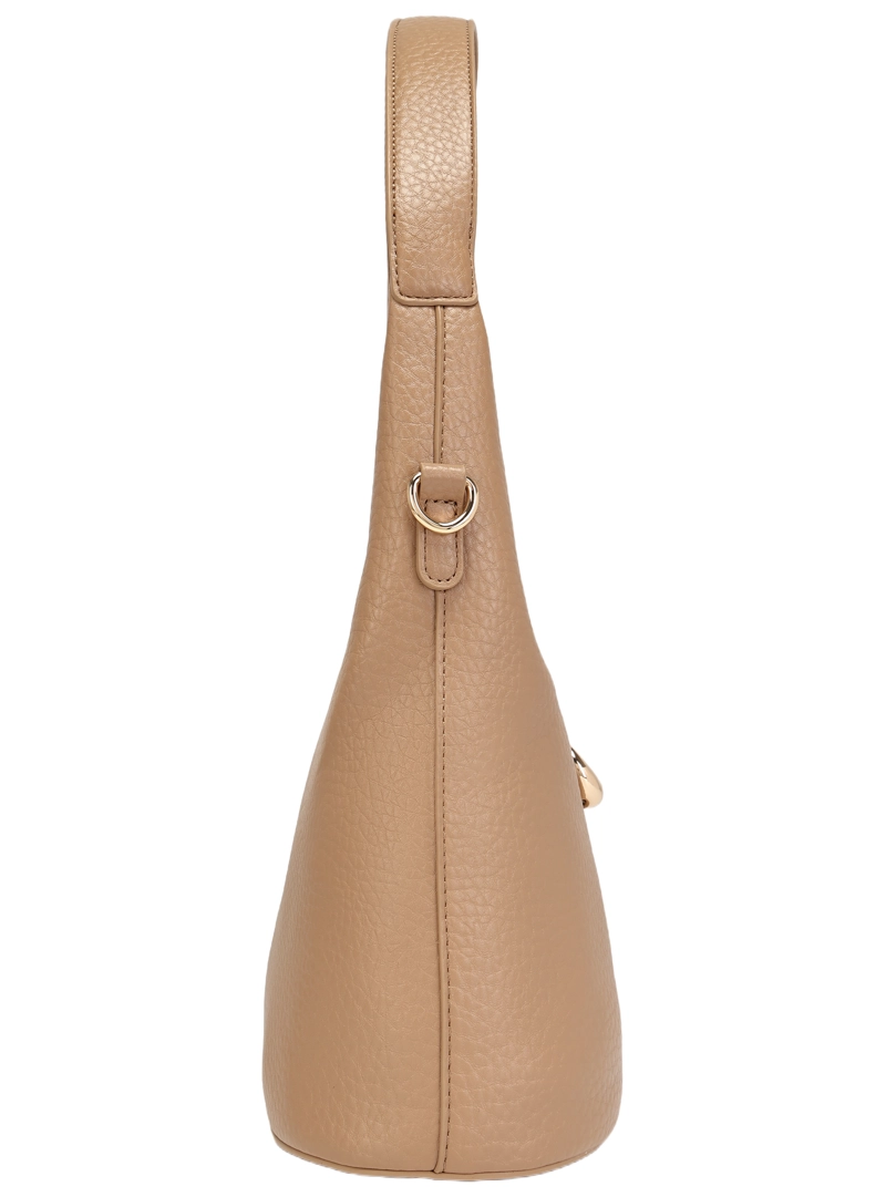 CARTERA TOTE DETALLE BROCHE POLLINI - POM083X | BEIGE - 4