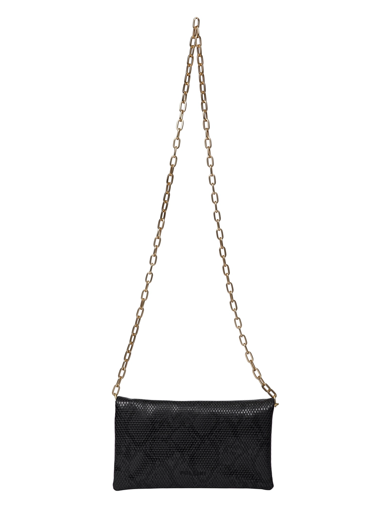 CARTERA FIESTA ANIMAL PRINT POLLINI - POM085X | NEGRO - 4