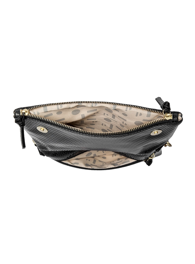 CARTERA FIESTA ANIMAL PRINT POLLINI - POM085X | NEGRO - 6
