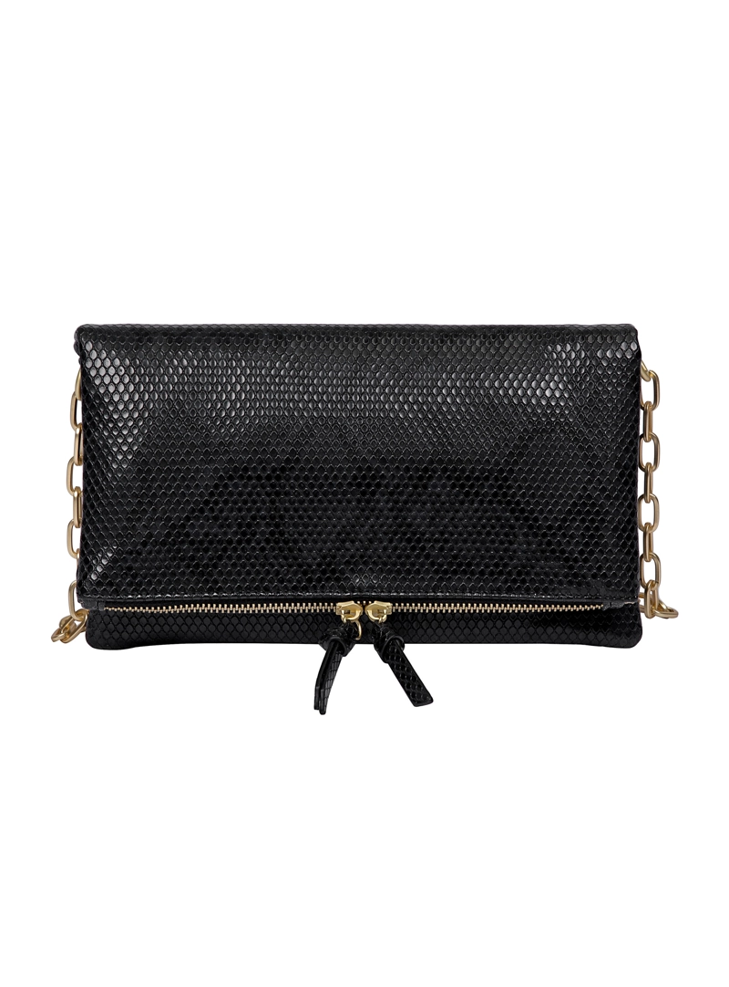 CARTERA FIESTA ANIMAL PRINT POLLINI - POM085X | NEGRO - 7