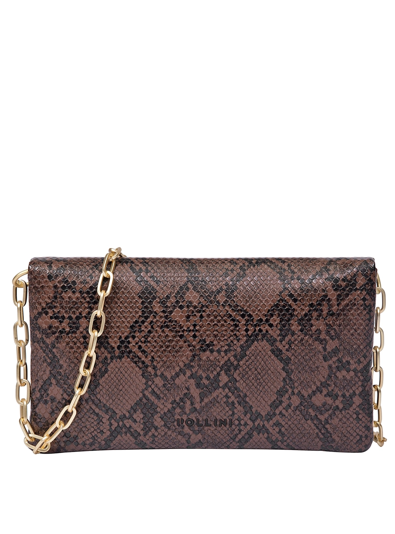 CARTERA FIESTA ANIMAL PRINT POLLINI - POM085X | NEGRO - 8