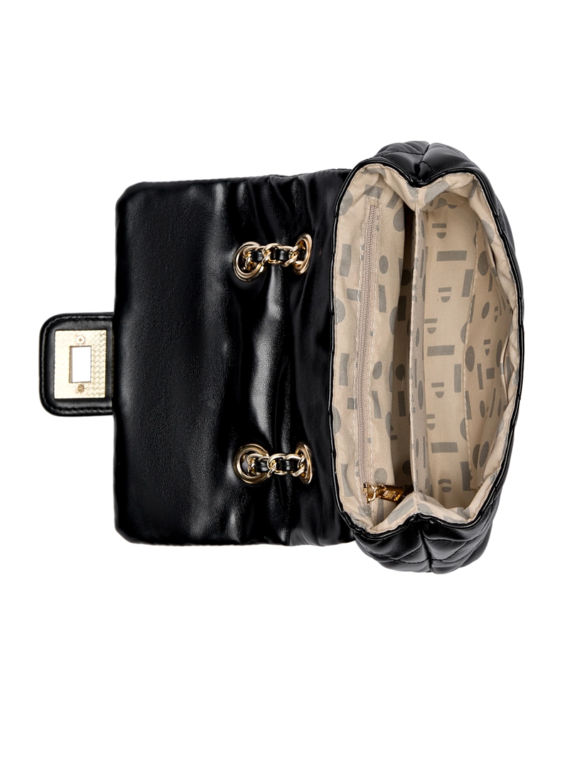 CARTERA BANDOLERA FIESTA CON CADENA POLLINI - POM086X | NEGRO - 8