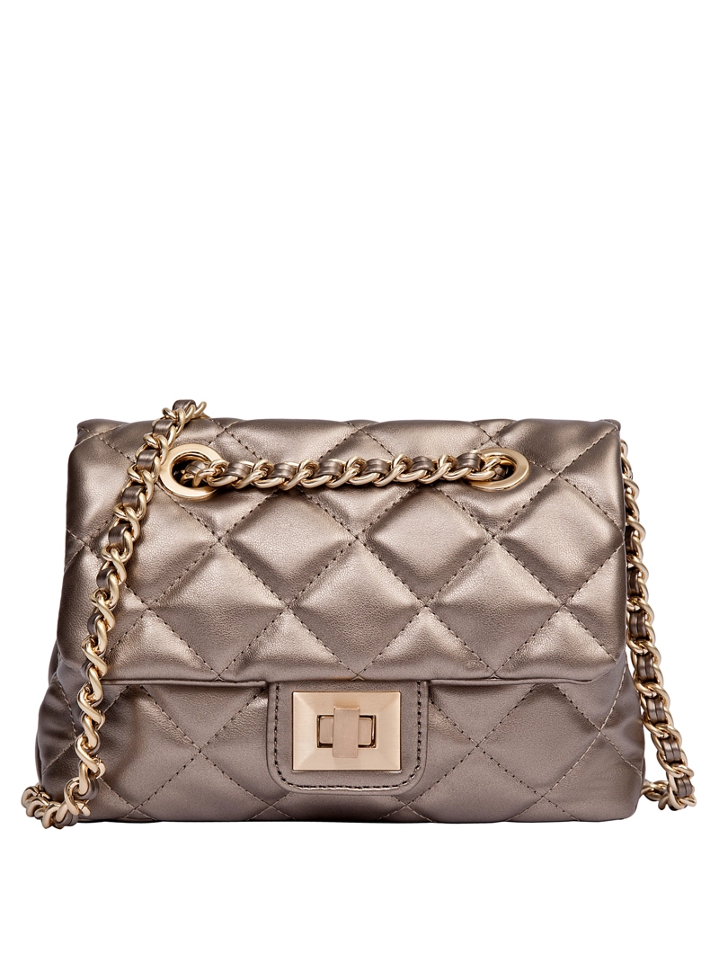 CARTERA BANDOLERA FIESTA CON CADENA POLLINI - POM086X | OCRE - 7