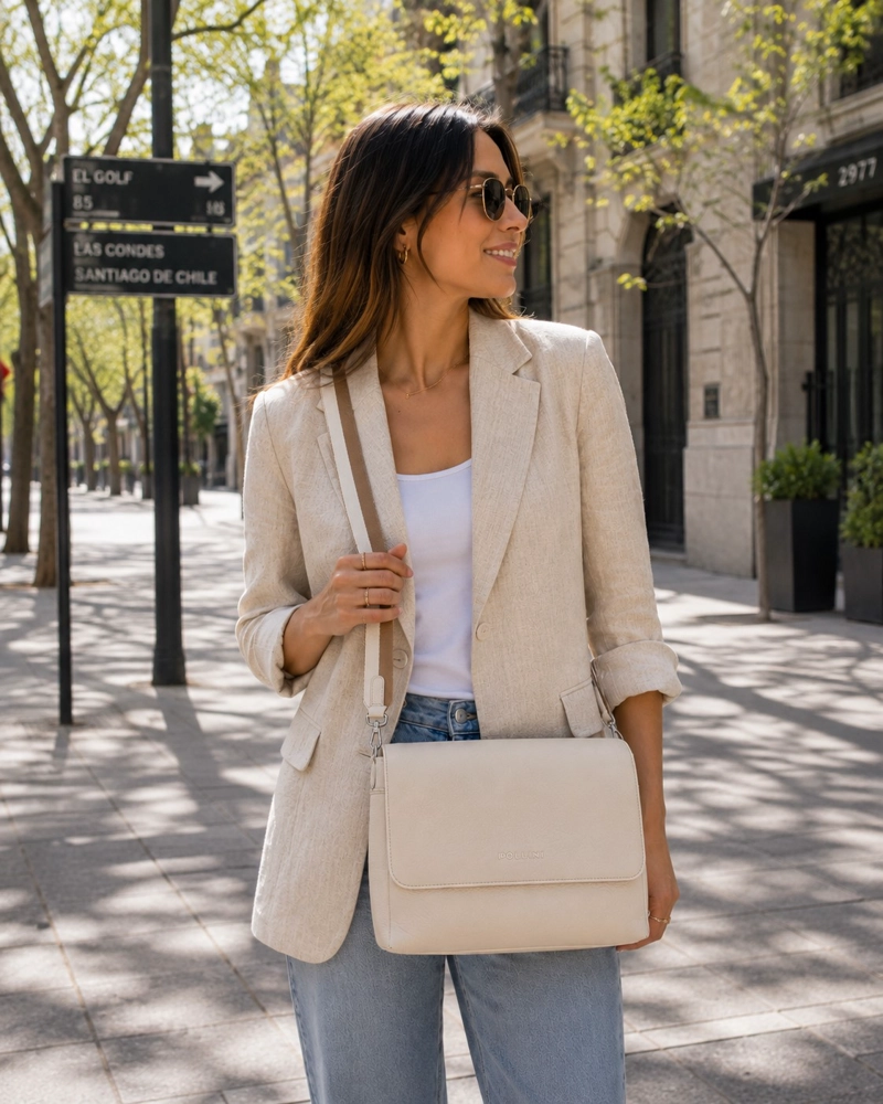 CARTERA BANDOLERA POLLINI - POM091X | BEIGE - 1