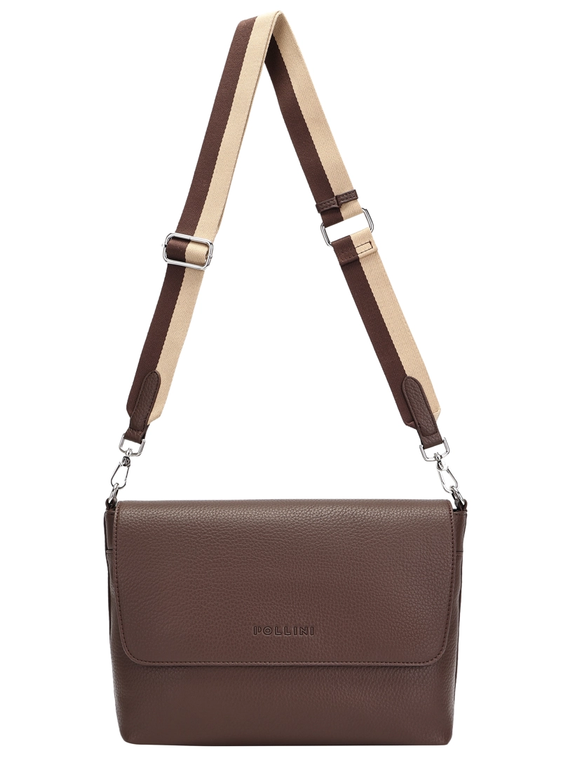 CARTERA BANDOLERA POLLINI - POM091X | MARRON OSCURO - 3