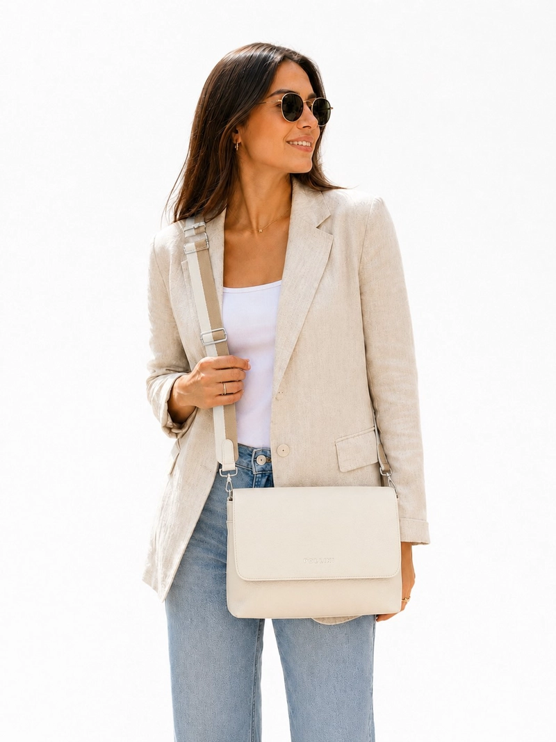 CARTERA BANDOLERA POLLINI - POM091X | BLANCO - 1