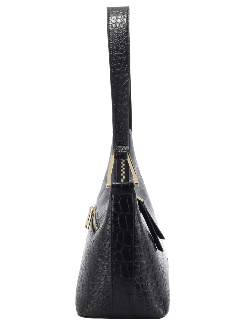 CARTERA TOTE TEXTURA ANIMAL PRINT POLLINI - POM092X | NEGRO - 4
