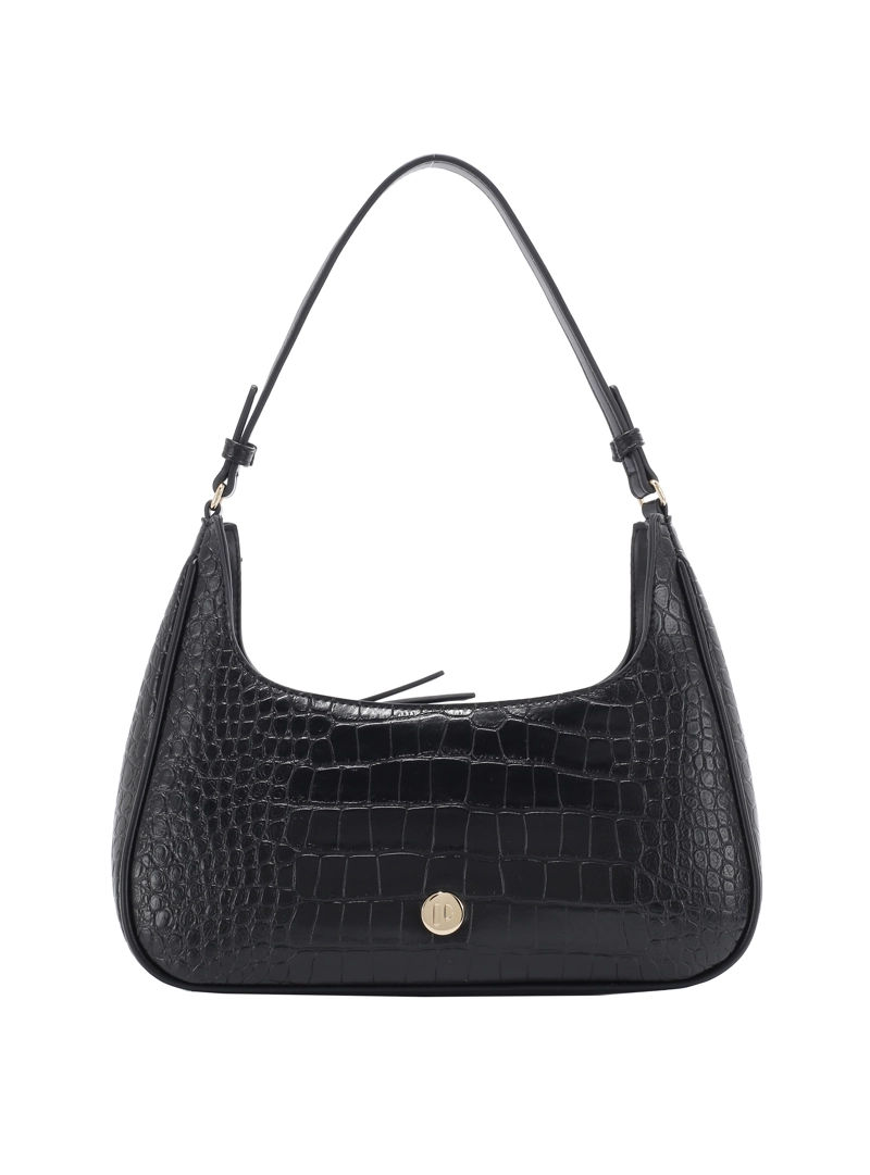 CARTERA TOTE TEXTURA ANIMAL PRINT POLLINI - POM093X | NEGRO - 1