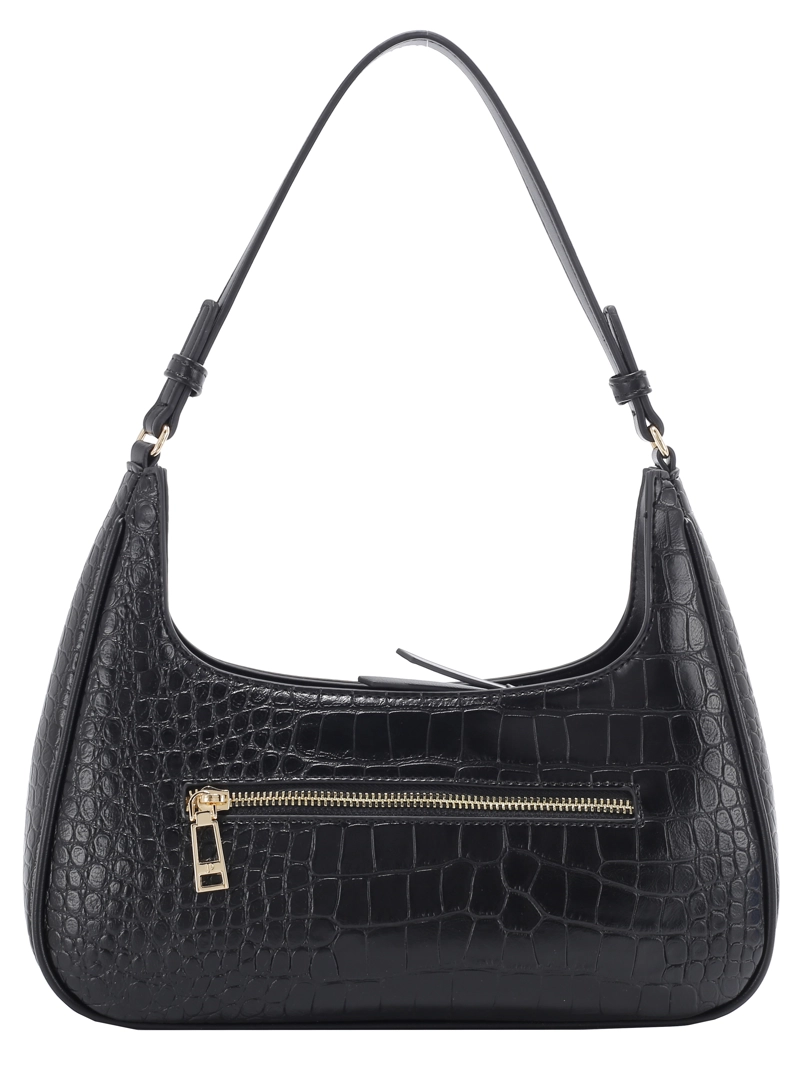 CARTERA TOTE TEXTURA ANIMAL PRINT POLLINI - POM093X | NEGRO - 2