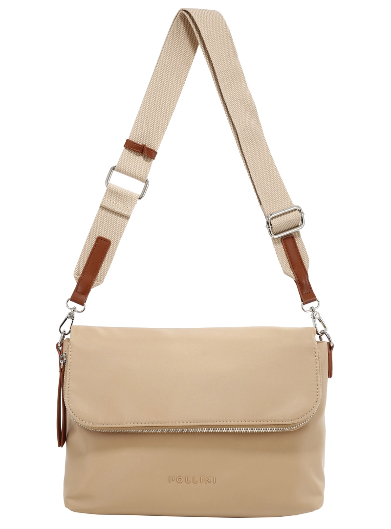 CARTERA BANDOLERA ULTRALIVIANA POLLINI - POM094X | BEIGE - 3