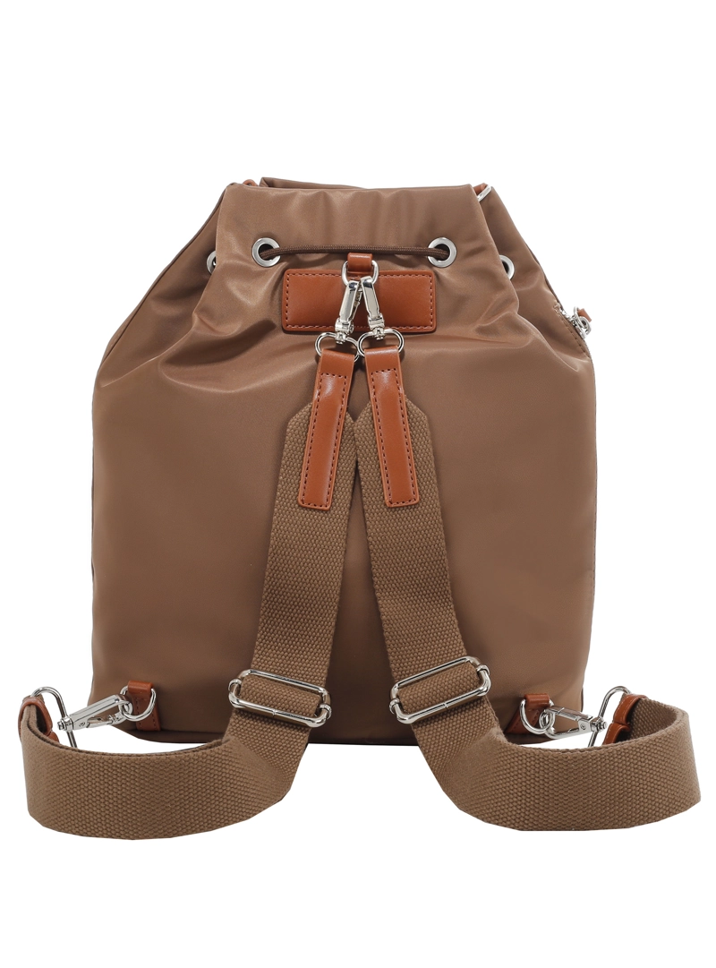 MOCHILA MUJER BUCKET POLLINI - POM095X | MARRON OSCURO - 3